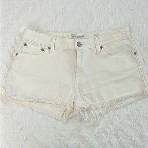 Lucky Brand Women's White Denim Shorts